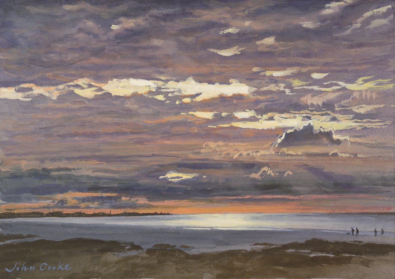 Večer, Ouistreham, 2000 od John Cooke