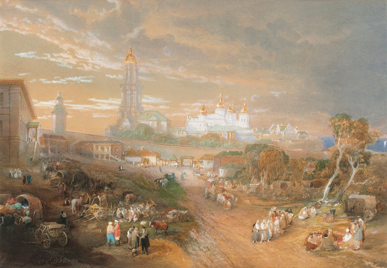 Kyjevskopečerská lávra, 1874. od John Cooke Bourne