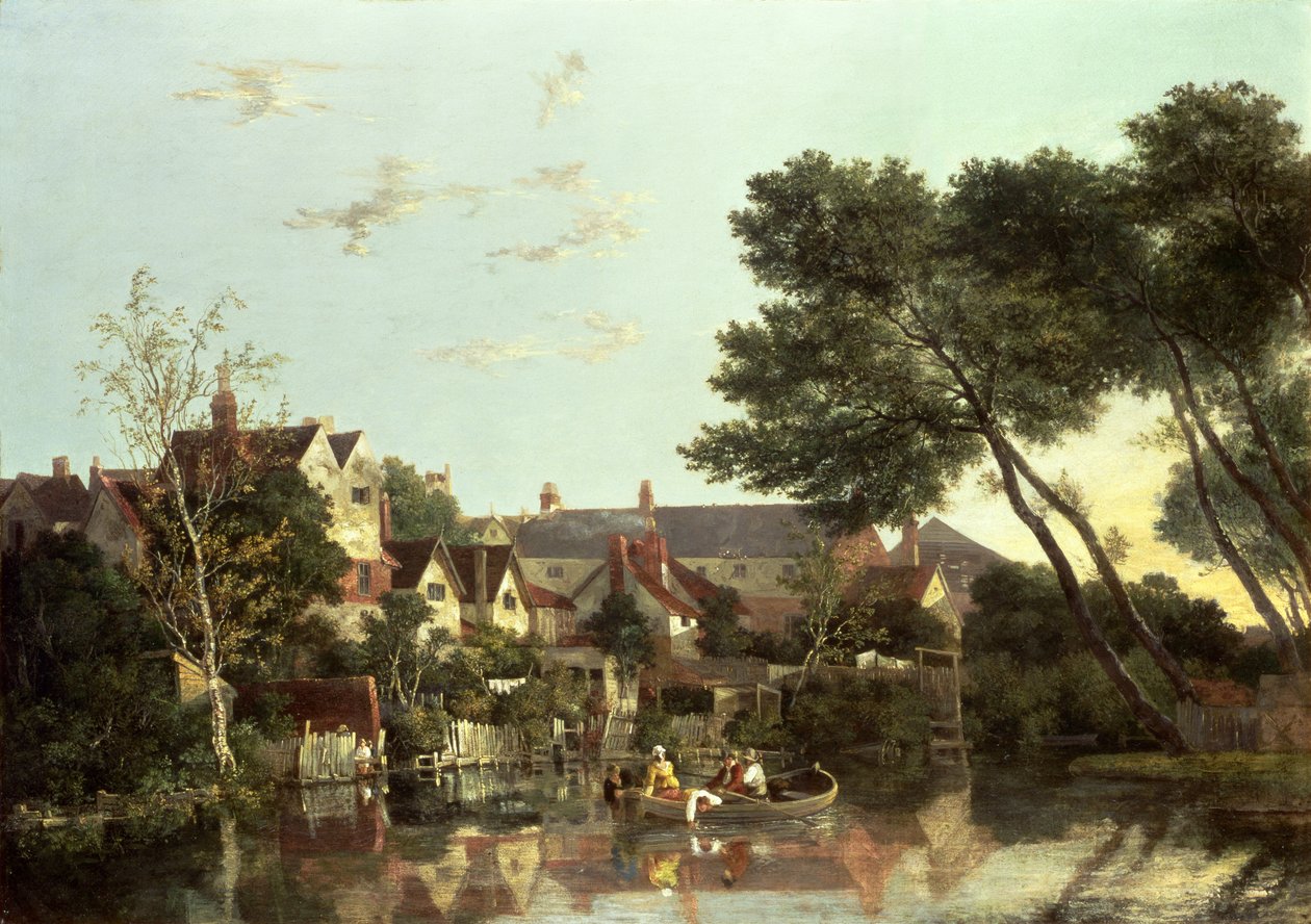 Řeka Norwich, odpoledne, kolem 1812-19 od John Crome