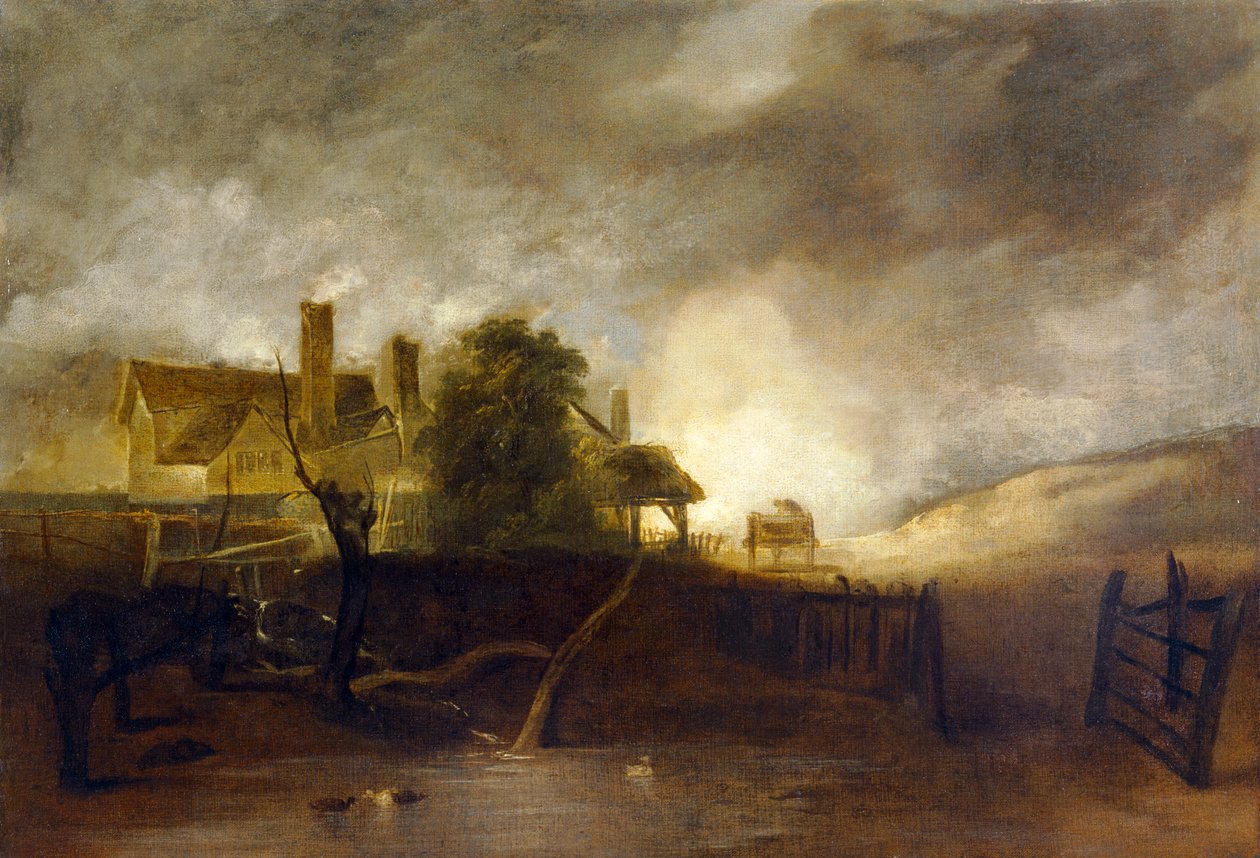 The Lime Kiln, c1805/06 (olej na plátně) od John Crome