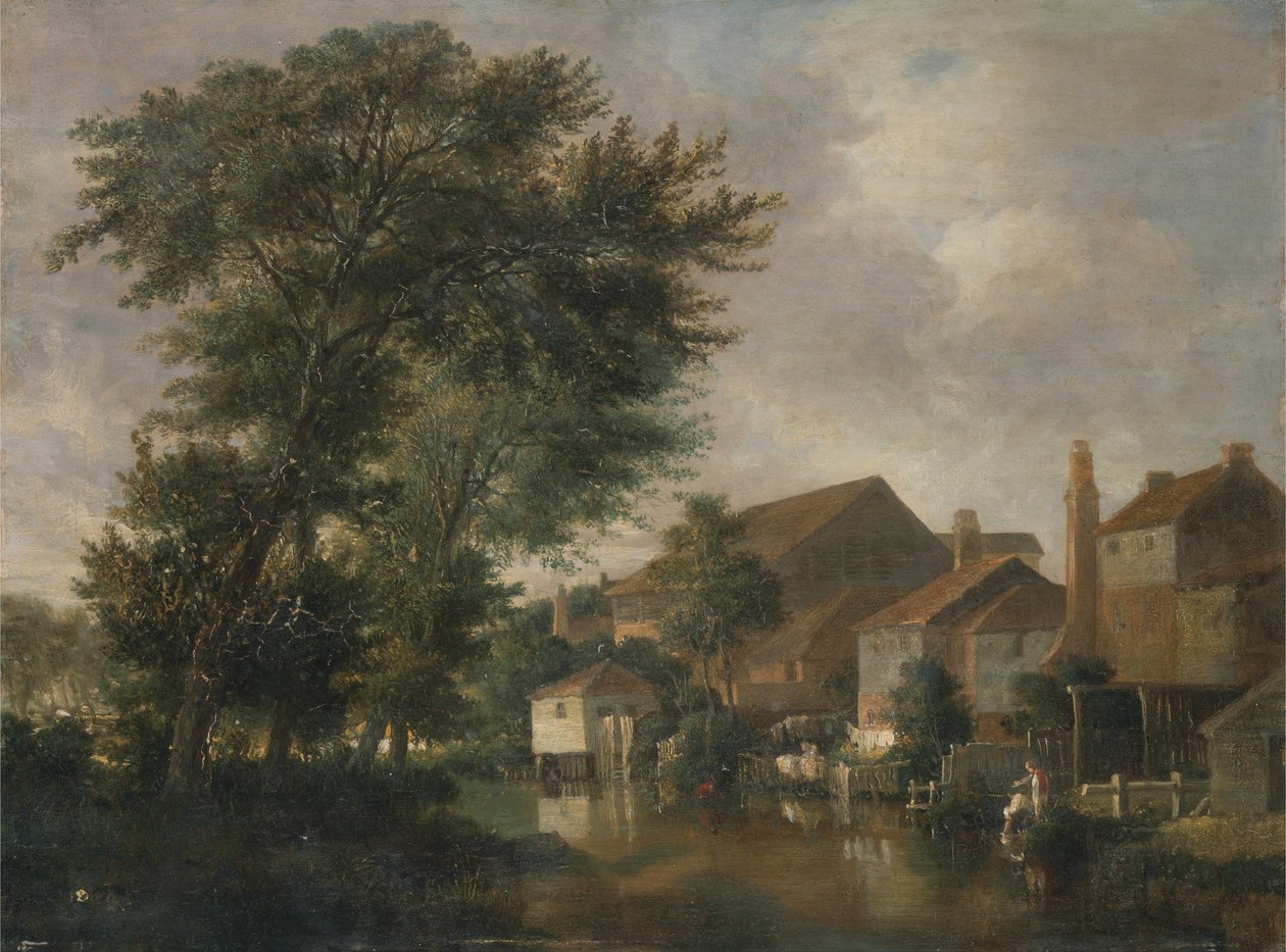 Řeka Wensum, Norwich od John Crome