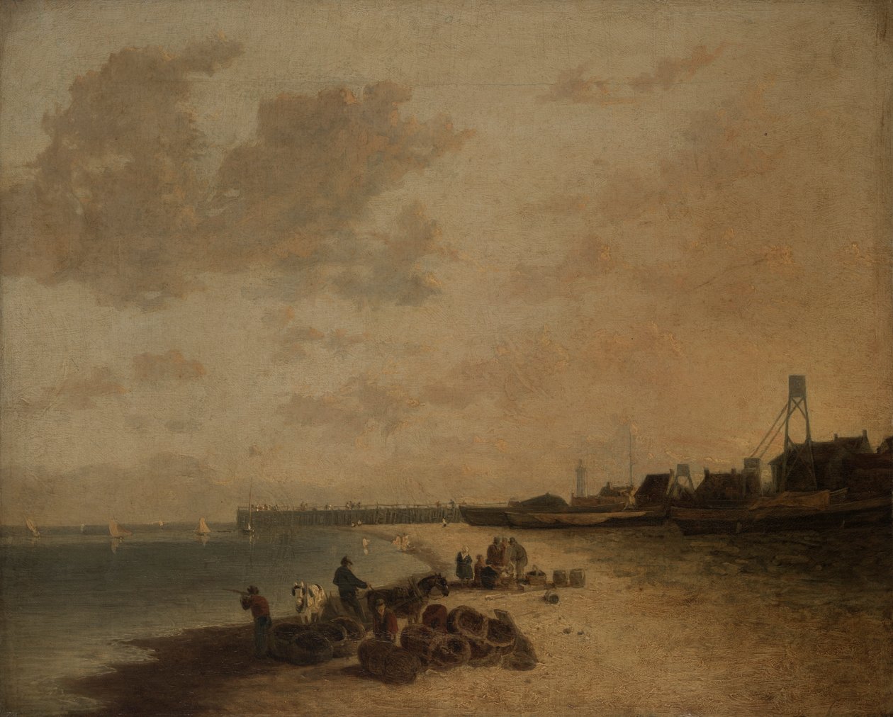 Pláž Yarmouth od John Crome