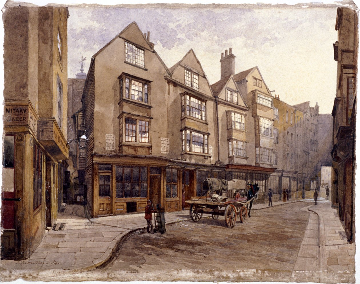 Cloth Fair, Londýn, 1884 od John Crowther
