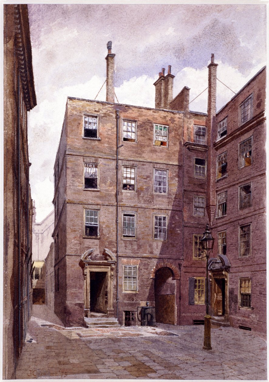 Inner Temple, Londýn, 1879 od John Crowther