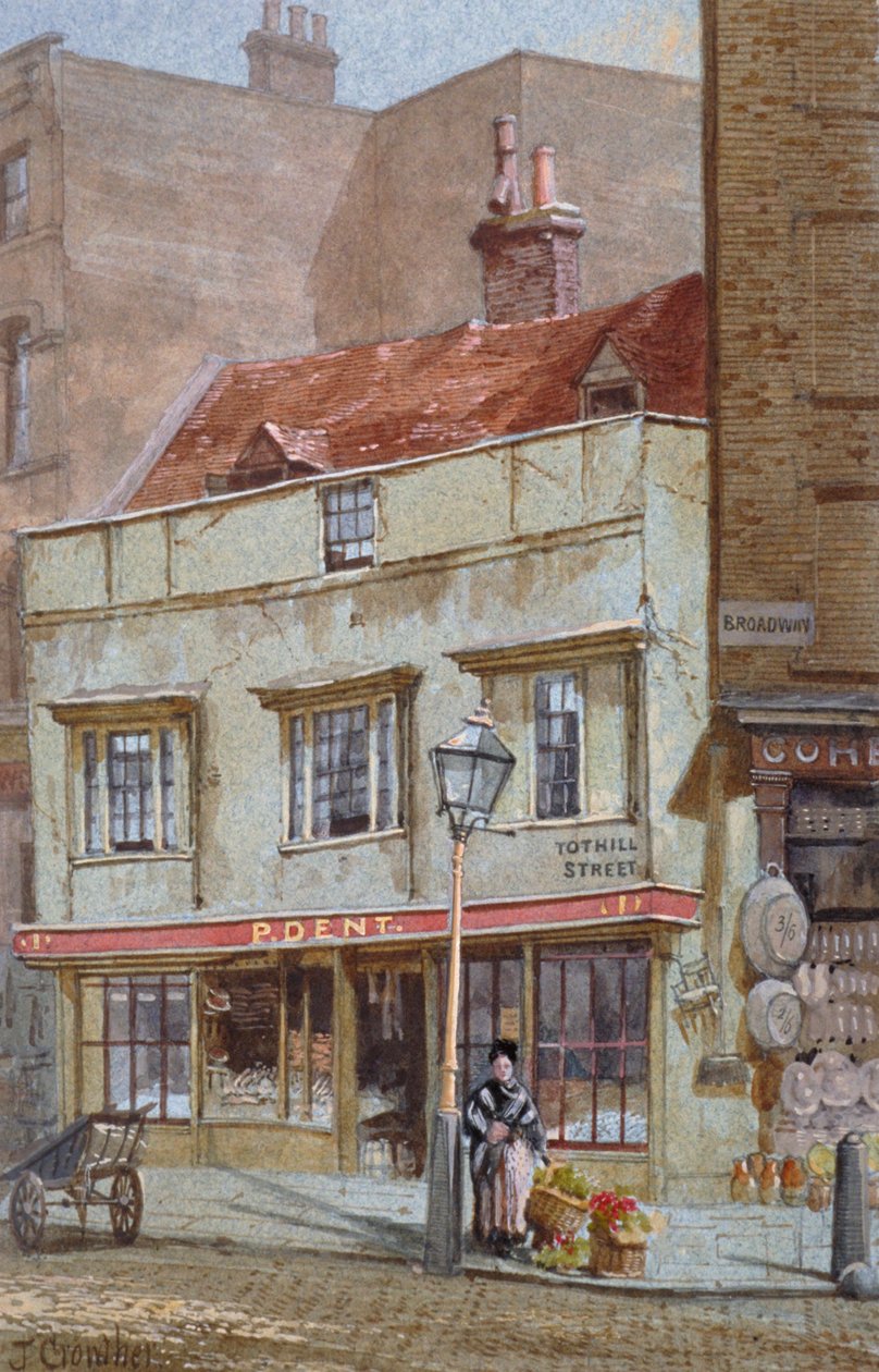 No 1 Tothill Street, Westminster, Londýn, c1880. od John Crowther