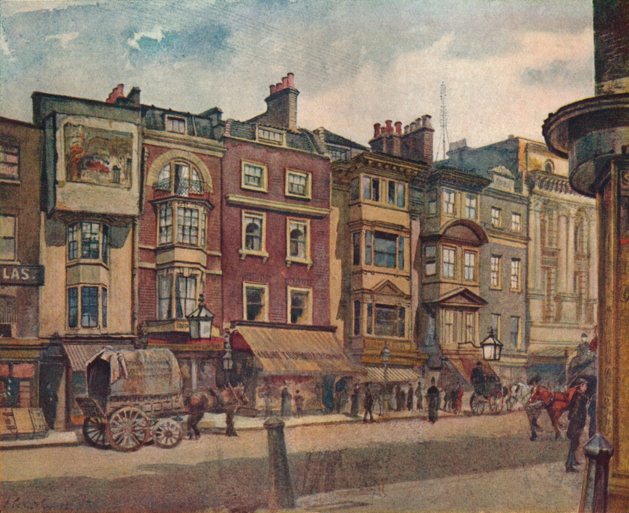 Nos 412-418 Strand, Westminster, Londýn, 1887 1926 od John Crowther