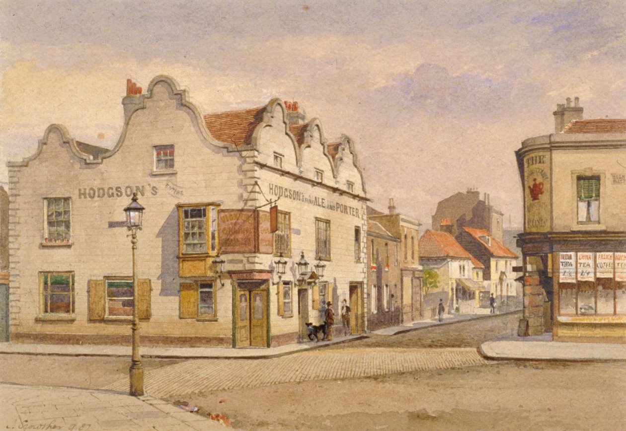 Raven Inn, Battersea, Londýn, 1887. od John Crowther