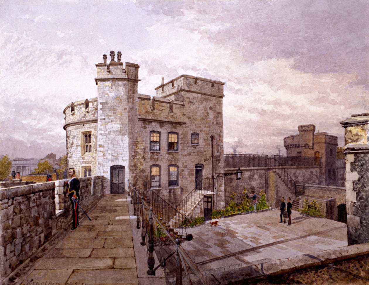 Tower of London, Londýn, 1883 od John Crowther