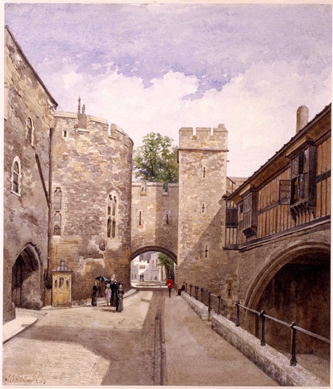 Tower of London, Londýn, 1883 od John Crowther