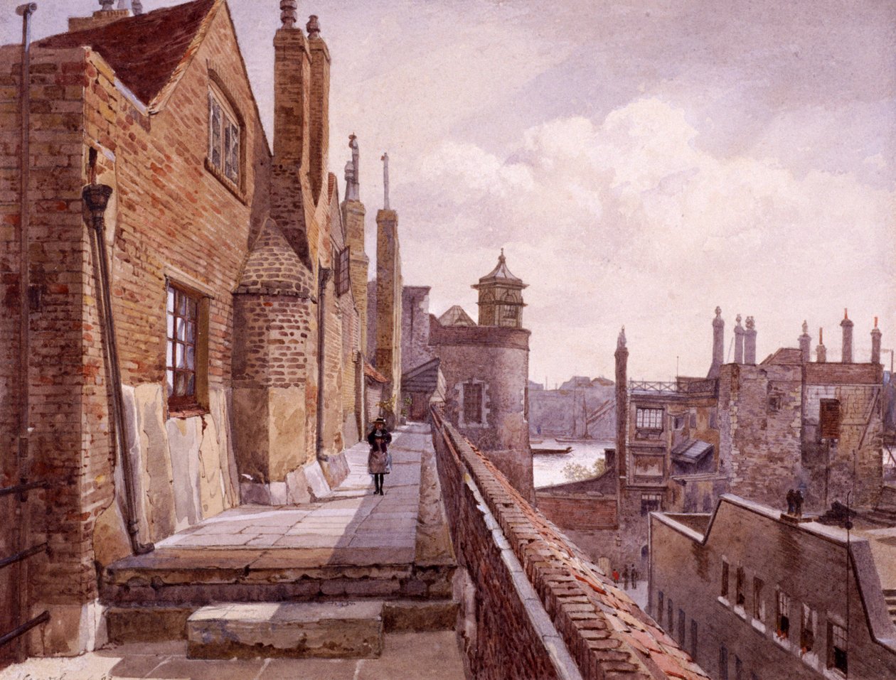 Tower of London, Londýn, 1883 od John Crowther