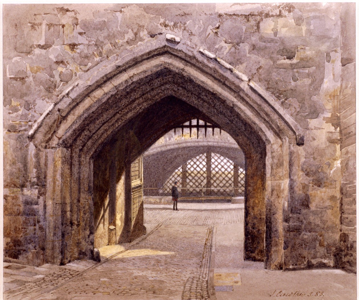 Tower of London, Londýn, 1883 od John Crowther