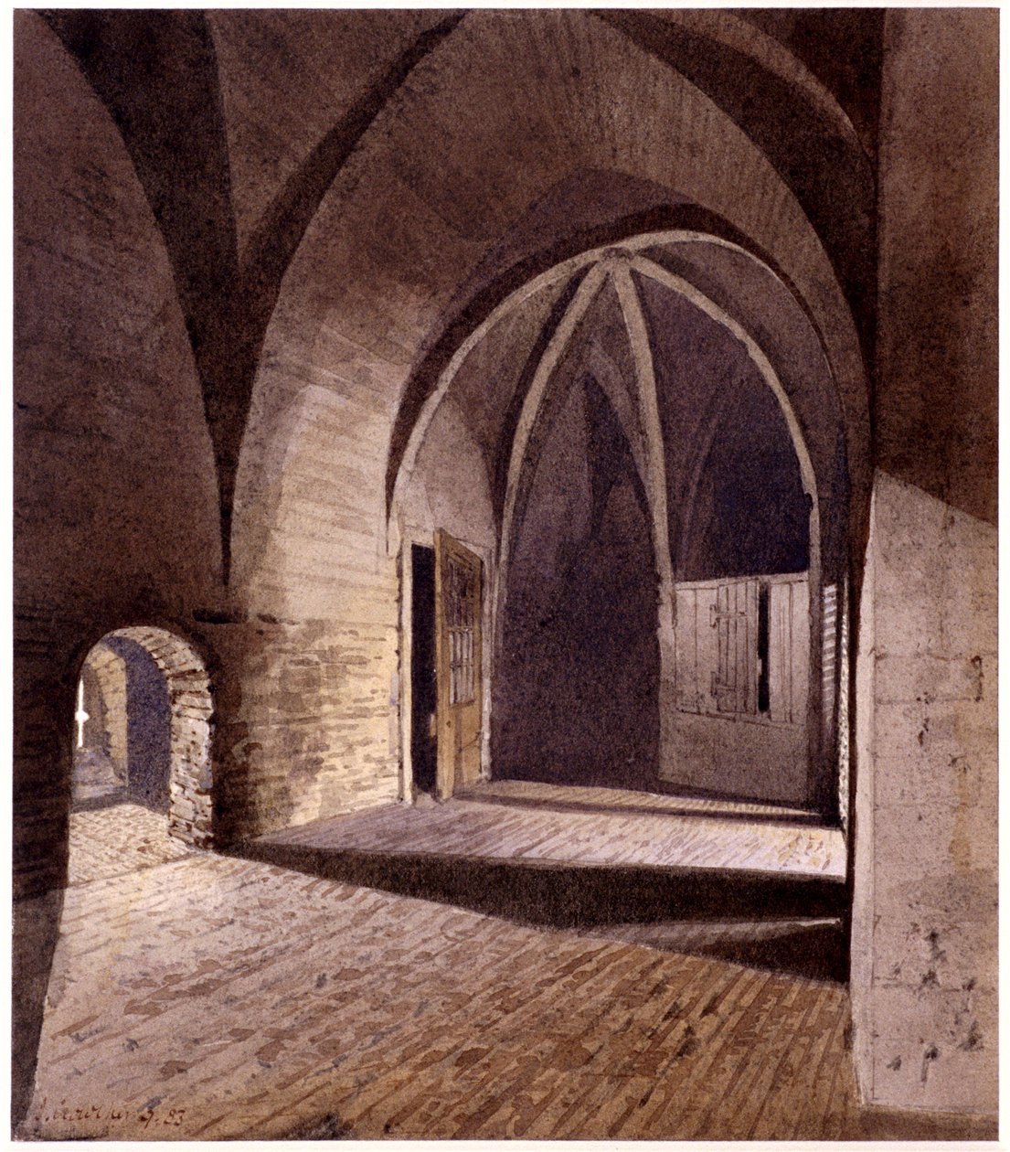 Tower of London, Londýn, 1883 od John Crowther