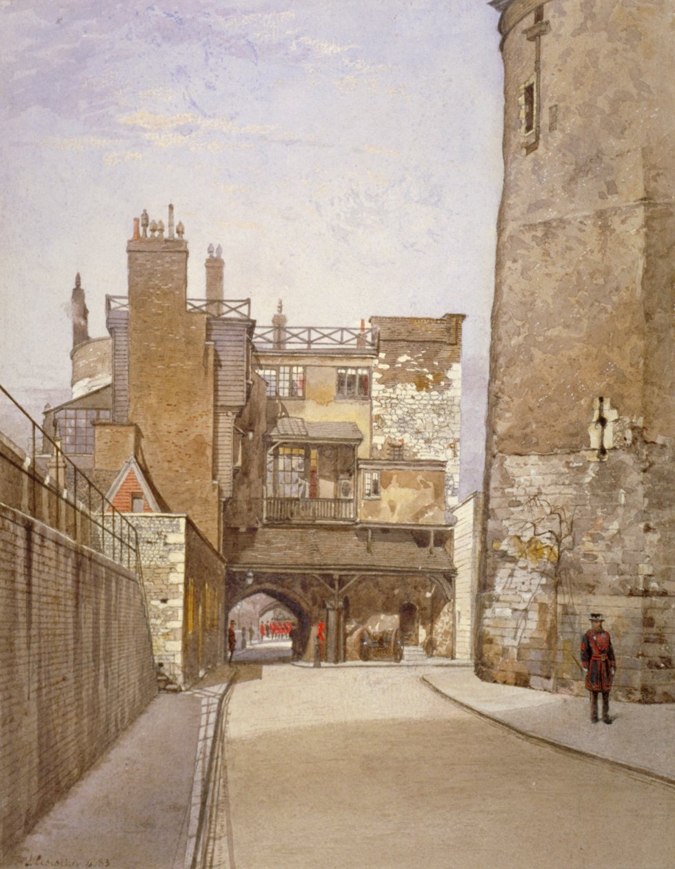 Tower of London, Stepney, Londýn, 1883 od John Crowther