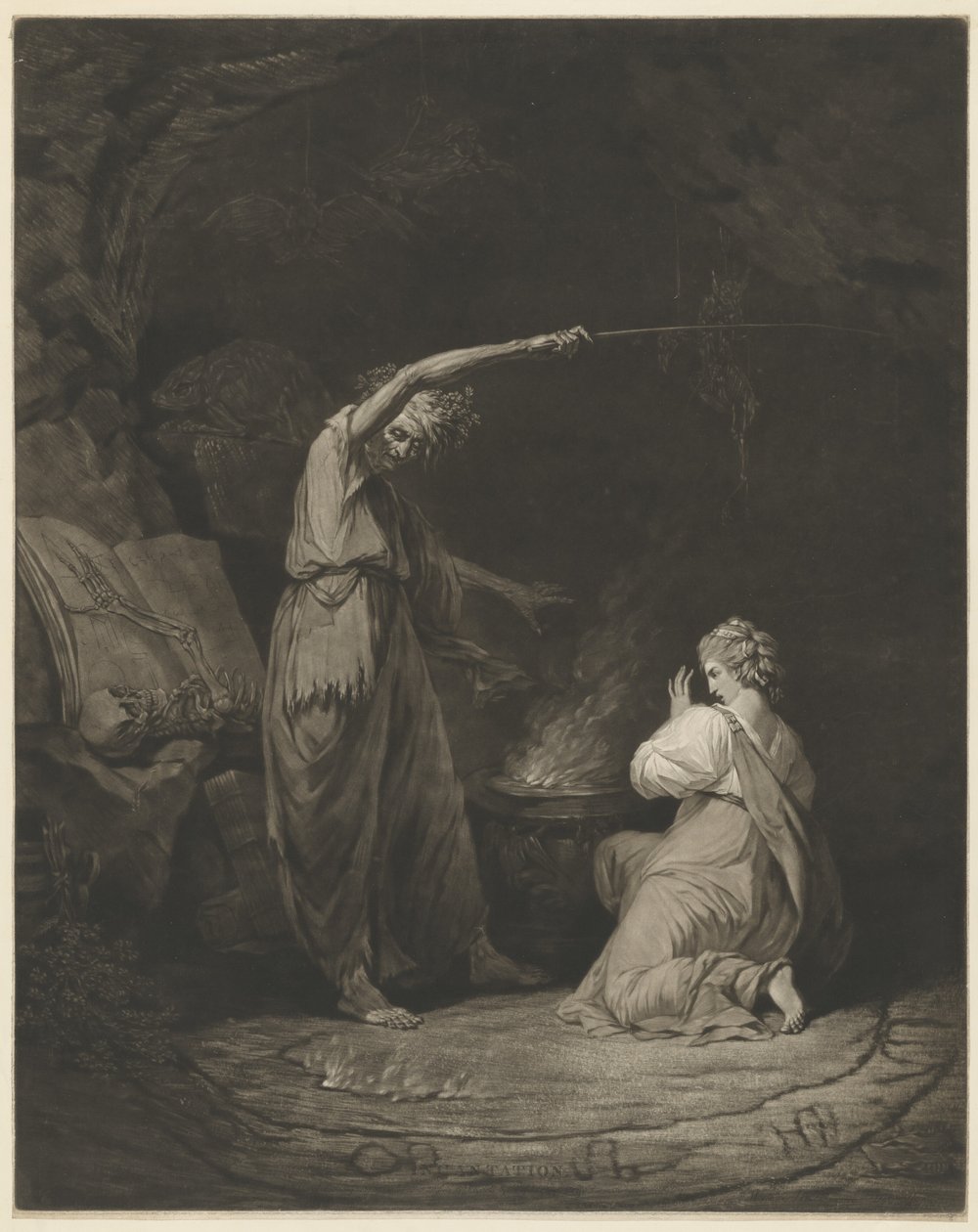 Zaklínadlo od John Dixon after John Hamilton Mortimer