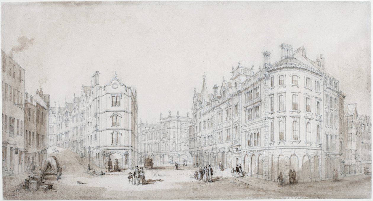 Akenside Hill, Newcastle upon Tyne (barva těla) od John Dobson