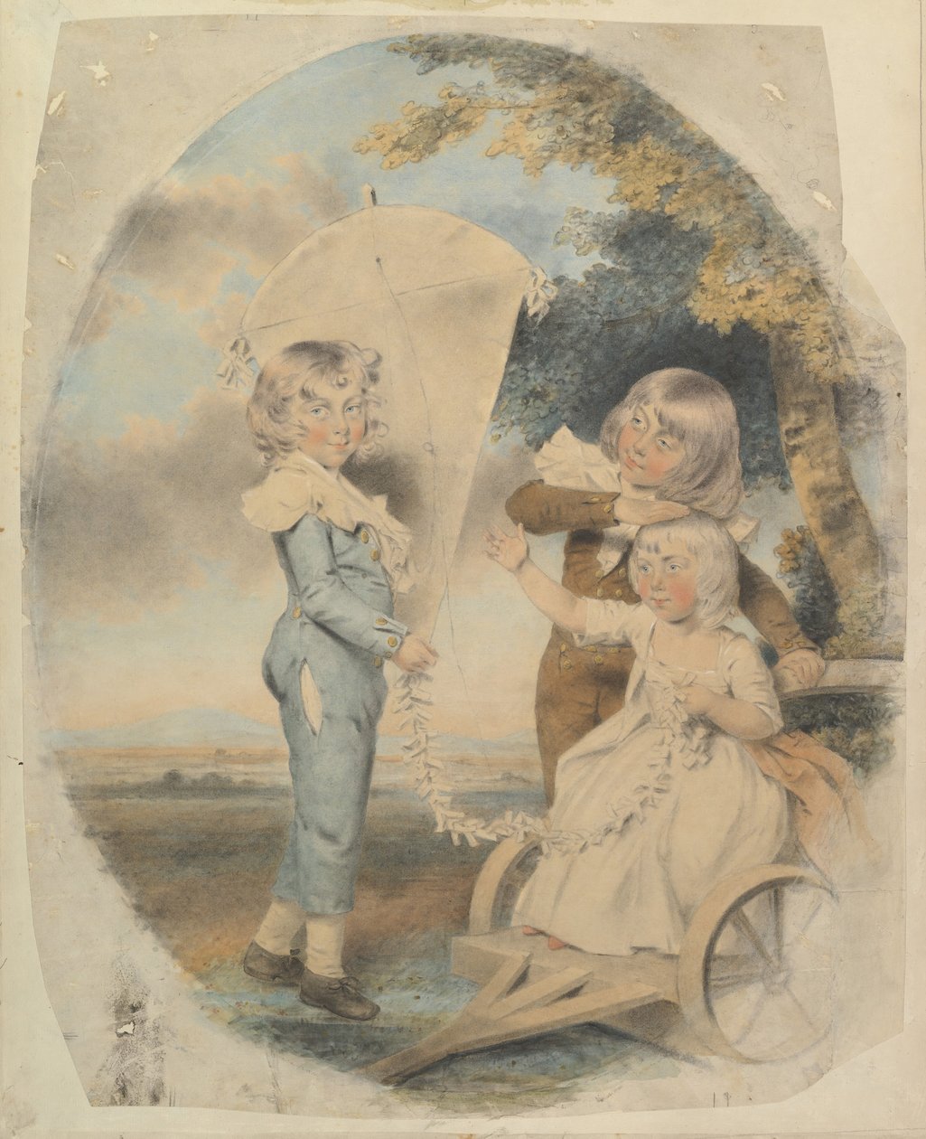 Dysonovy děti, 1787. od John Downman