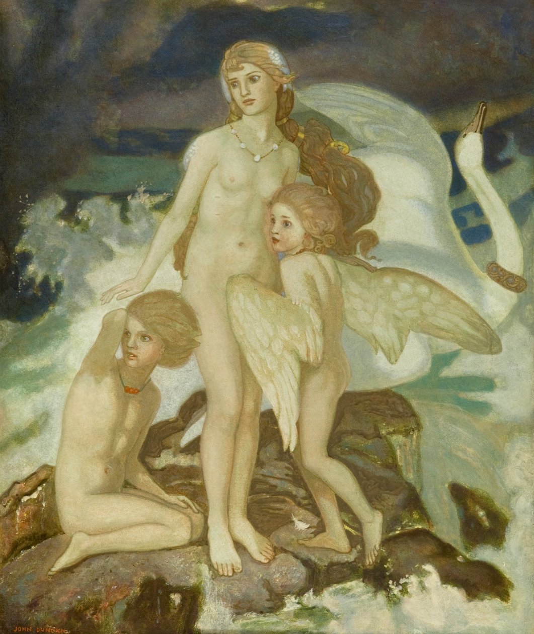 The Children of Lir, 1924 od John Duncan