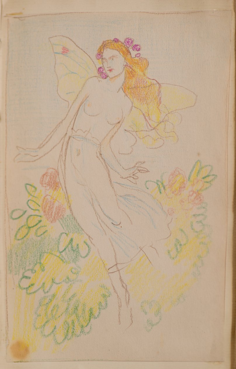 Bez názvu [Víla] (tužka) od John Duncan