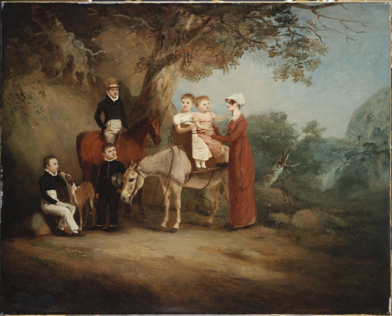 The Marriott Family, 1815 od John E. Ferneley
