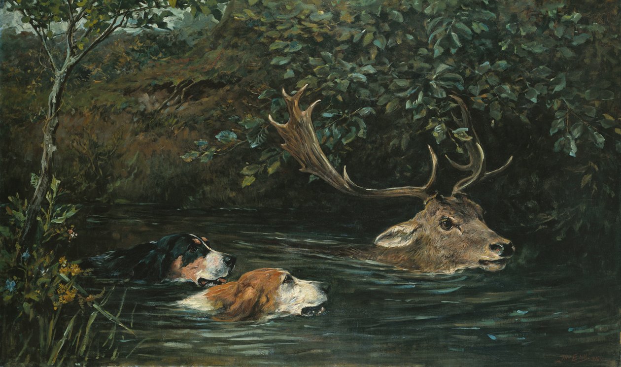 Gone to Water, 1899 od John Emms