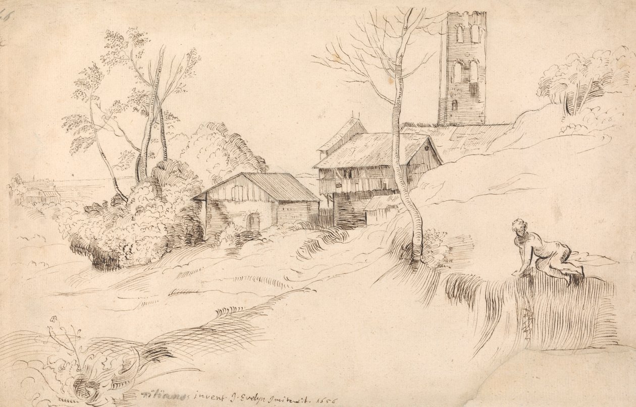Italská krajina (podle Tiziana) od John Evelyn