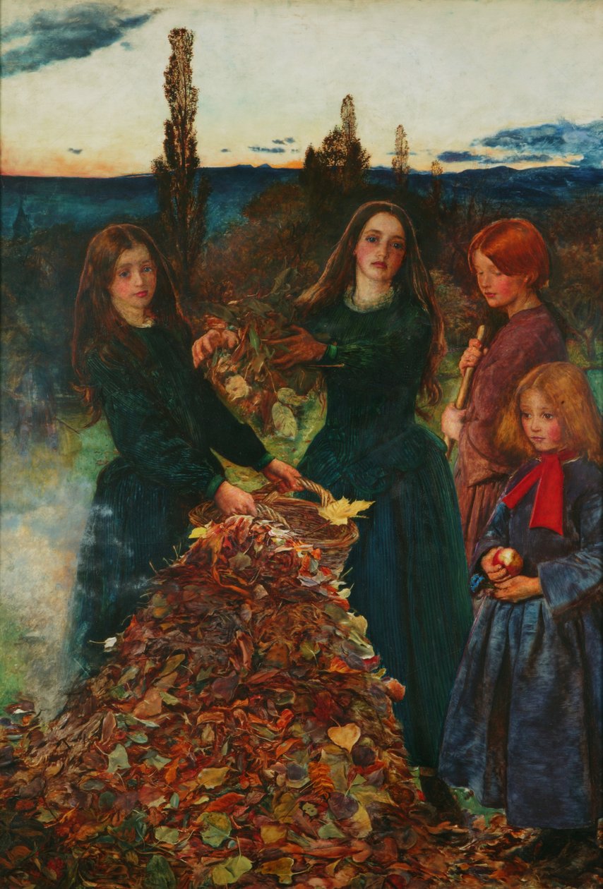 Podzimní listí od John Everett Millais
