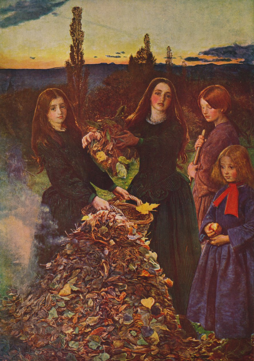 Podzimní listí, 1856, c1915 od John Everett Millais