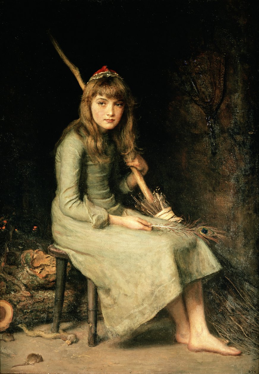 Popelka, 1881 od John Everett Millais