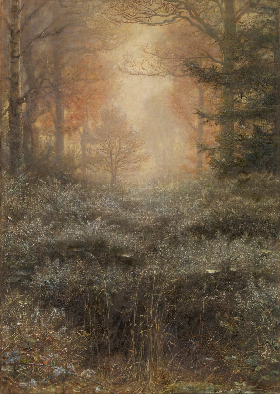 Orosená Furze od John Everett Millais
