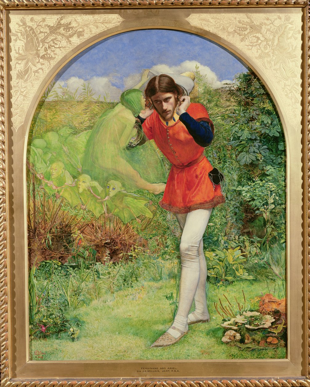 Ferdinand Lured od Ariel, 1849-50 od John Everett Millais