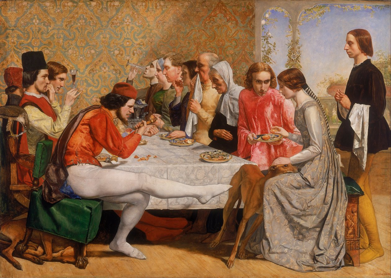 Lorenzo a Isabella od John Everett Millais