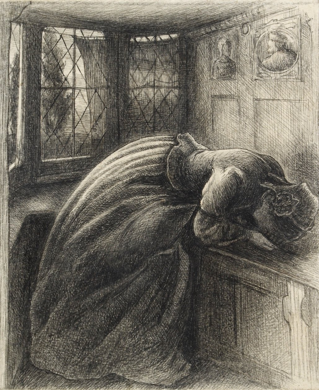 Marian, c1840-1850 od John Everett Millais