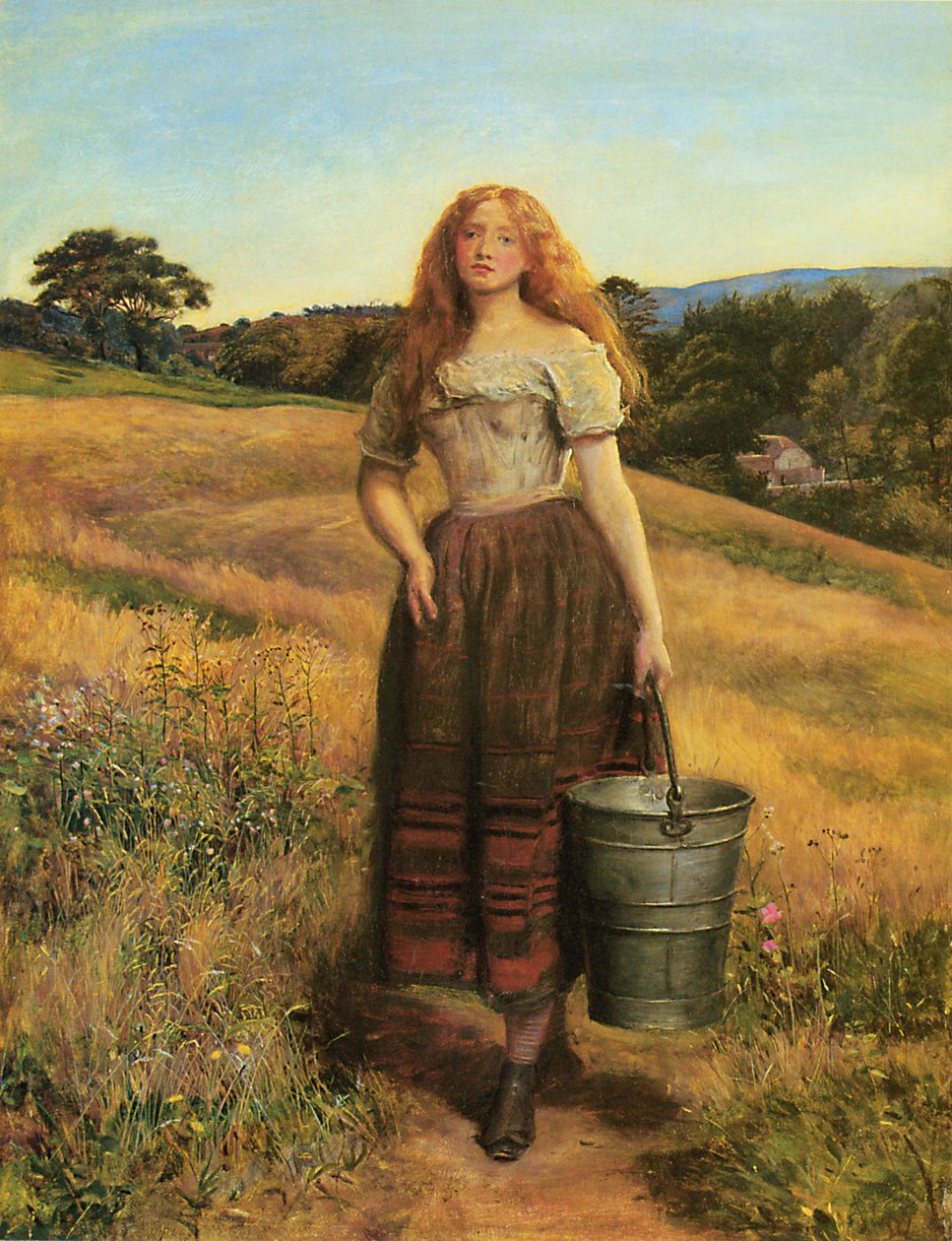 Millaisova dcera-zemědělec od John Everett Millais