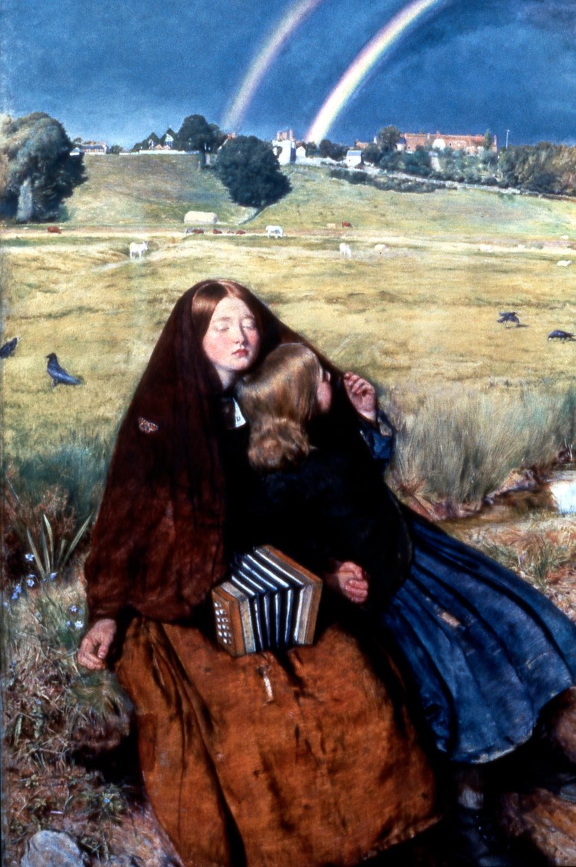 Slepá dívka, 1856 od John Everett Millais