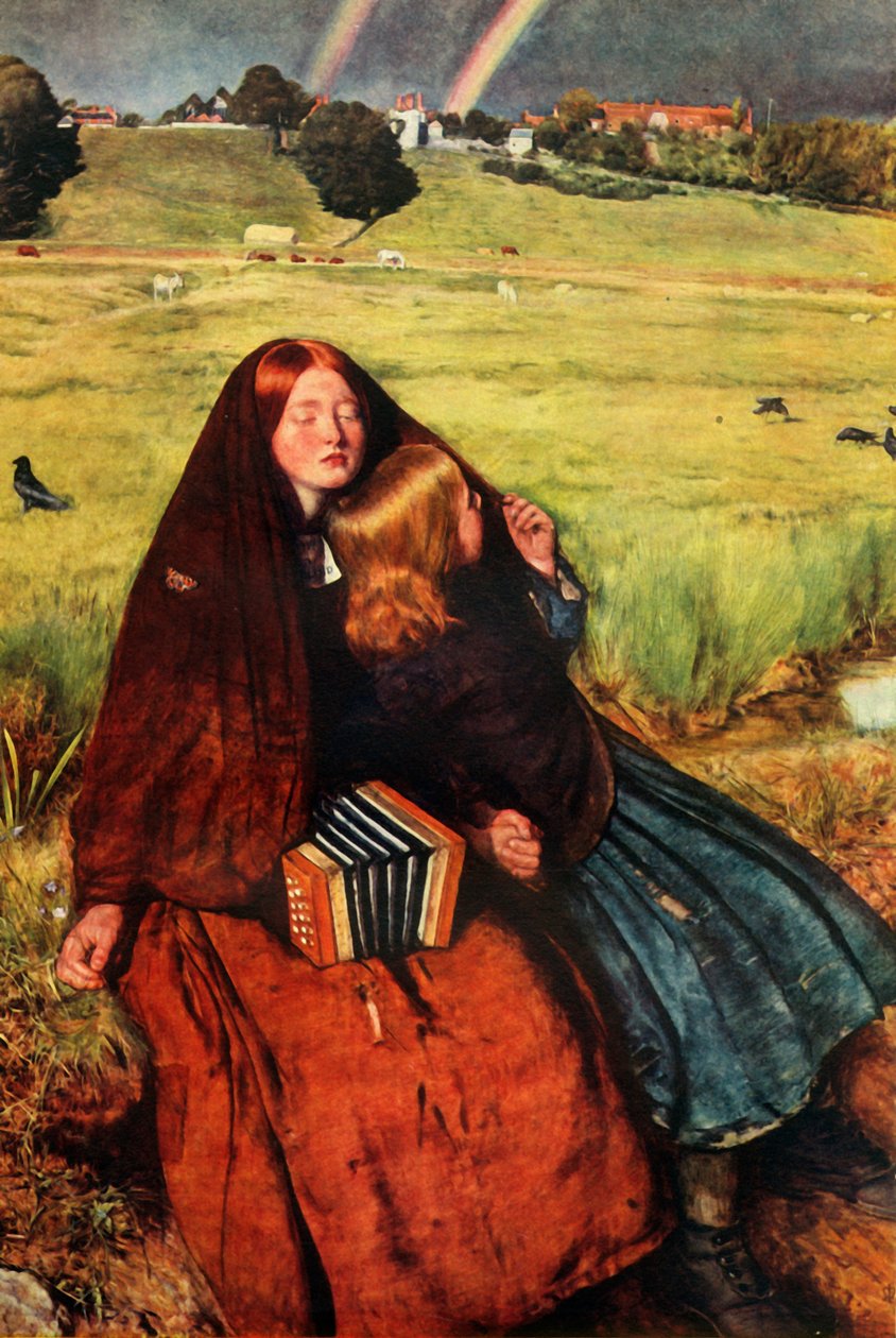 Slepá dívka, 1856, 1948. od John Everett Millais
