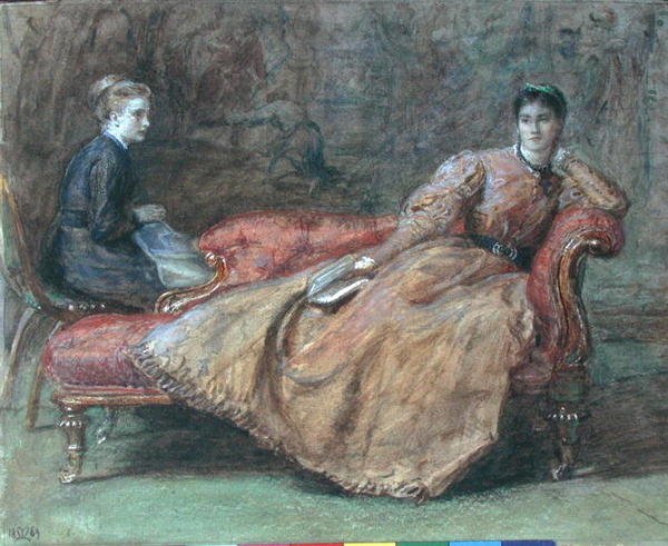 Konec kapitoly od John Everett Millais