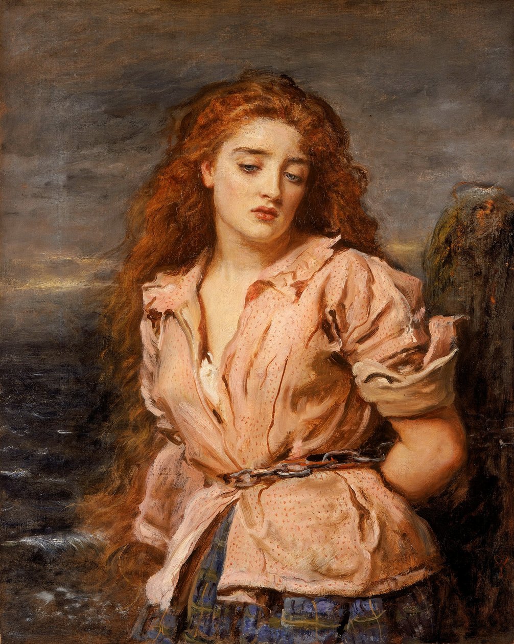 Mučedník ze Solway. od John Everett Millais