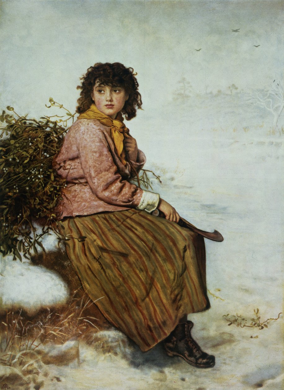 Sběratel jmelí, 1894 od John Everett Millais