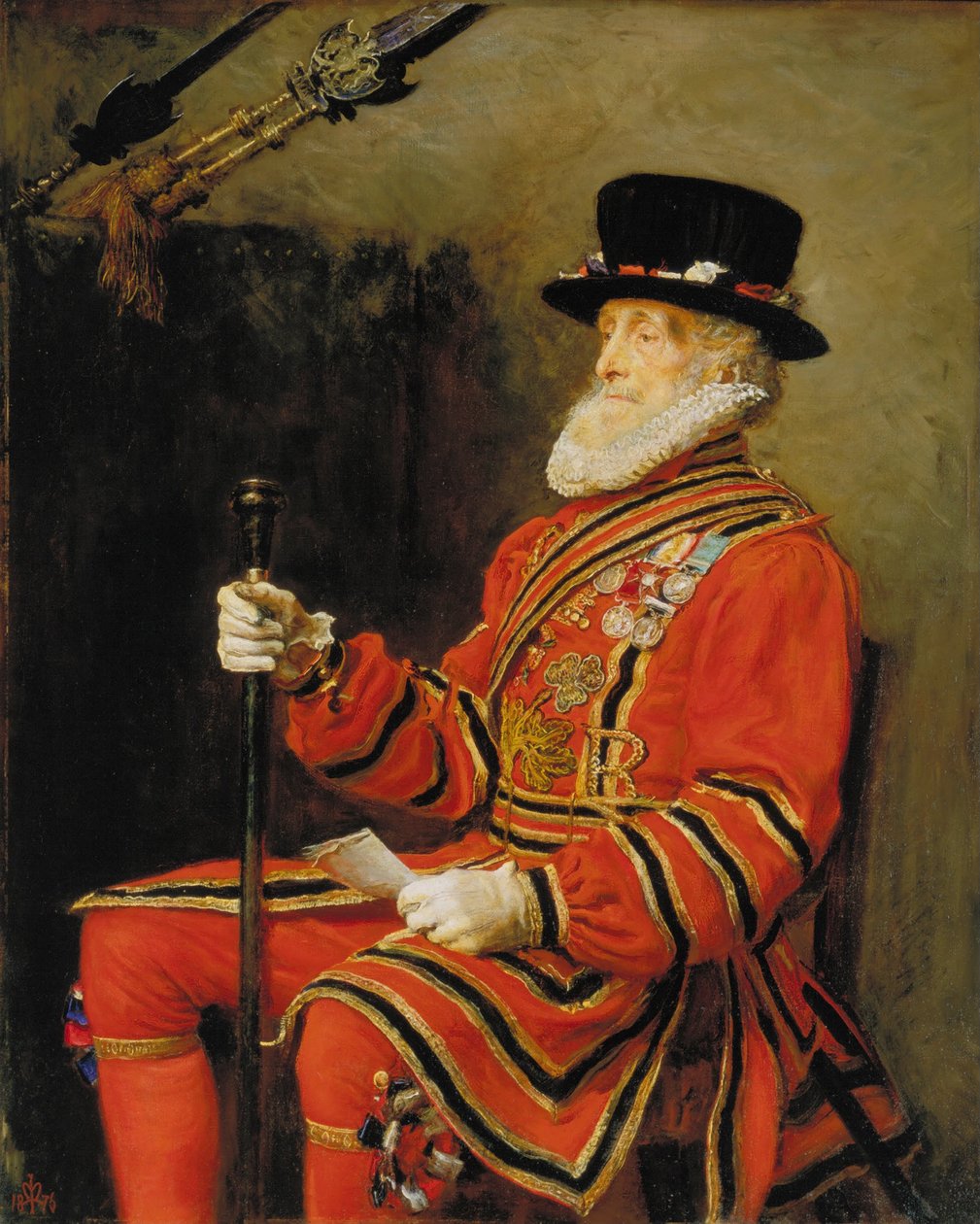 Strážný od John Everett Millais
