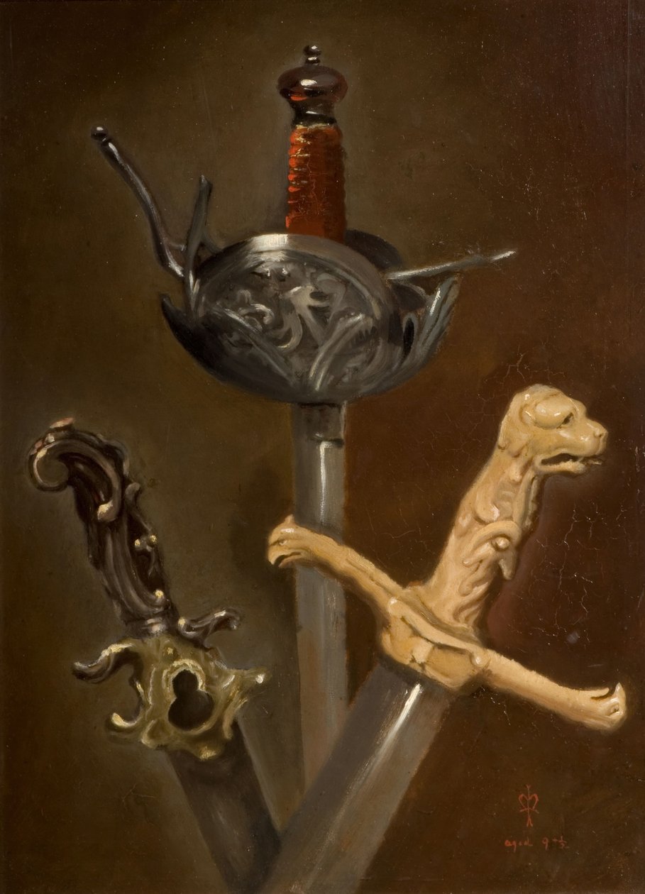 Tři jílce meče, 1839. od John Everett Millais