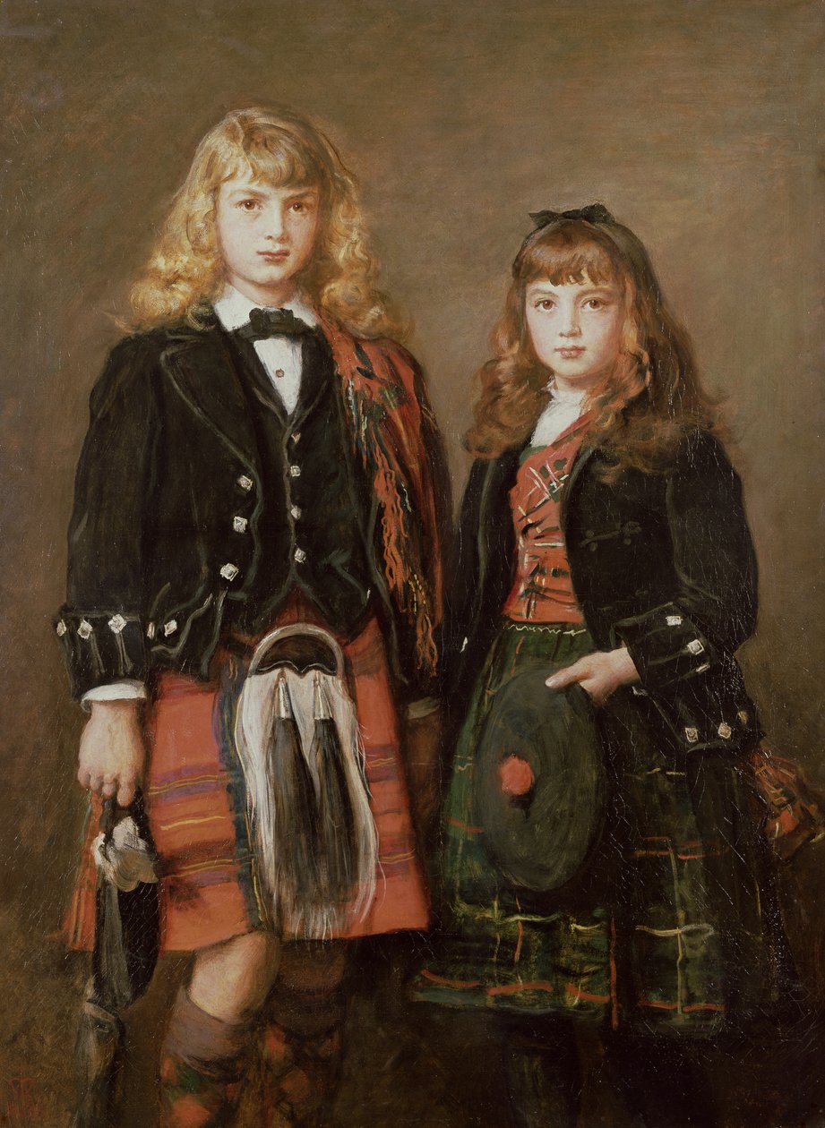 Dva Bairns od John Everett Millais