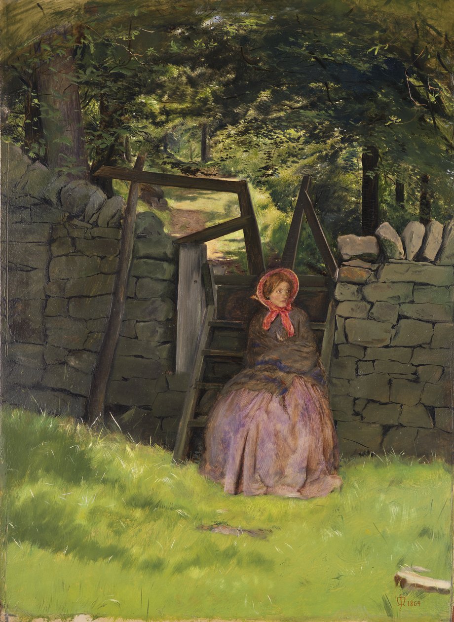 Čekání, 1854 od John Everett Millais