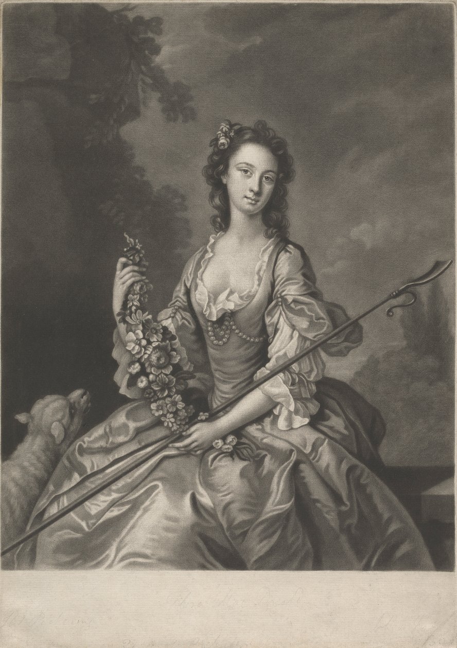 Pastýřka od John Faber the younger