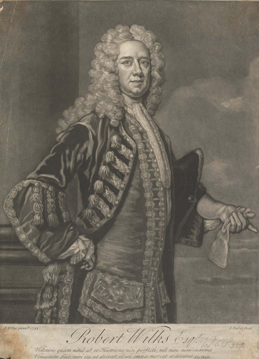 Robert Wilks Esq. od John Faber the younger