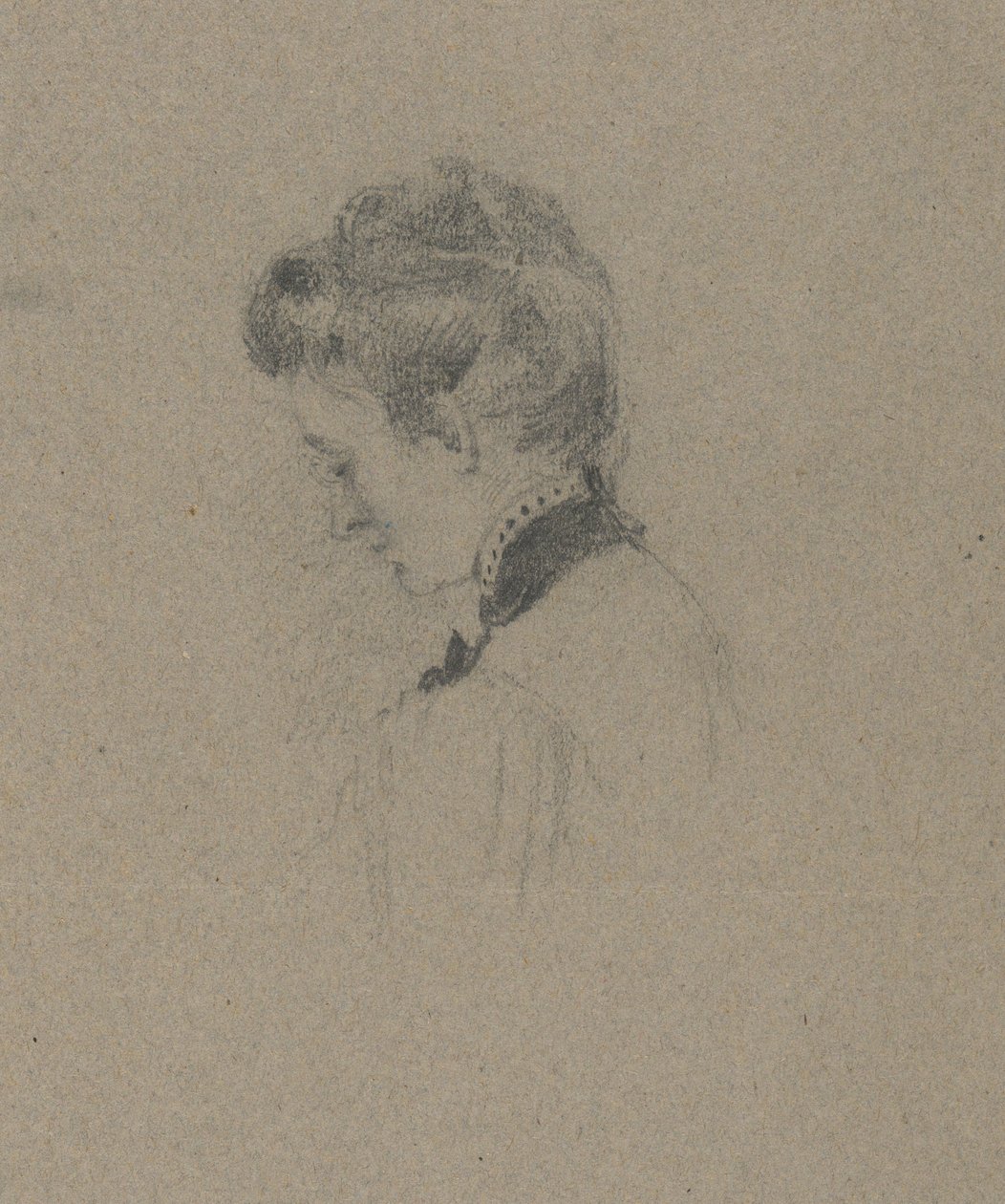 Portrét ženy od John Ferguson Weir