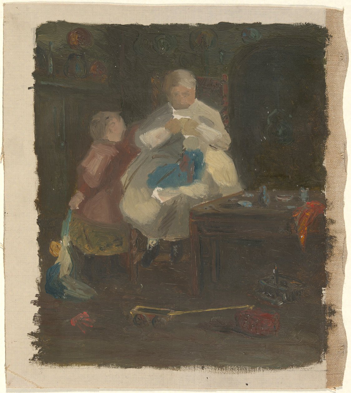 Žena a dítě od John Ferguson Weir