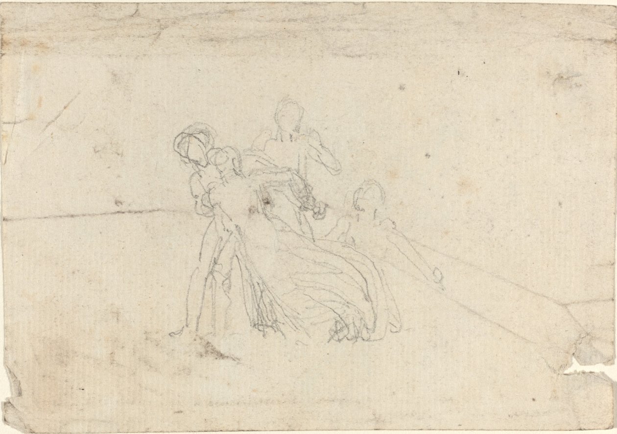 Studijní list [recto and verse] od John Flaxman