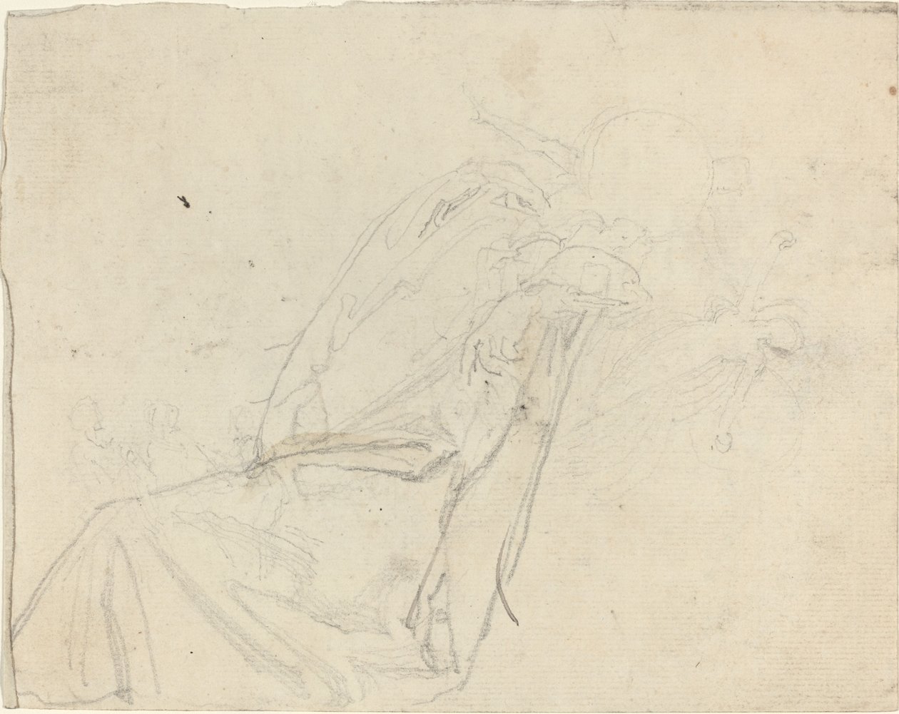 Studijní list [recto and verse] od John Flaxman