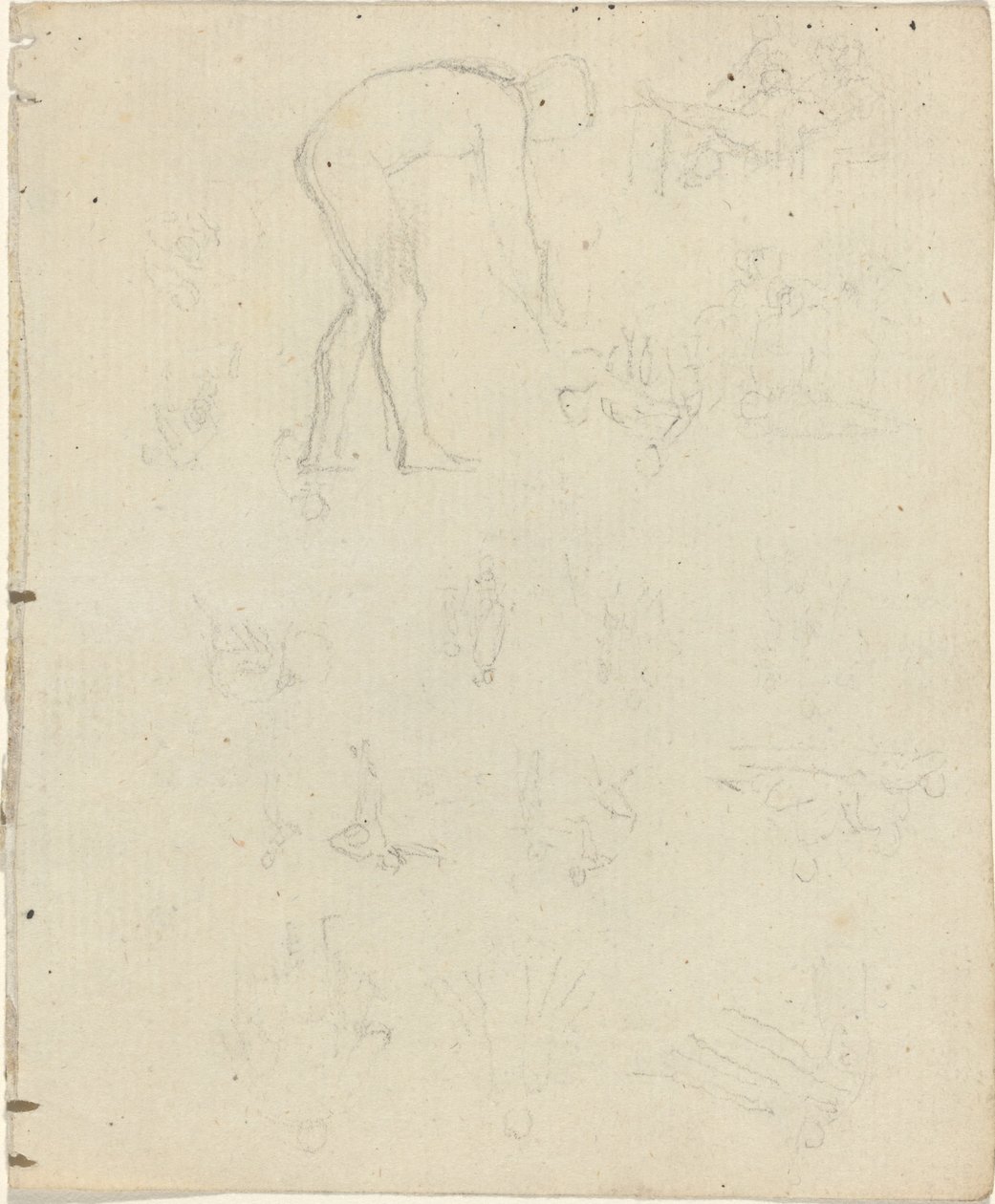 Studijní list [recto and verse] od John Flaxman