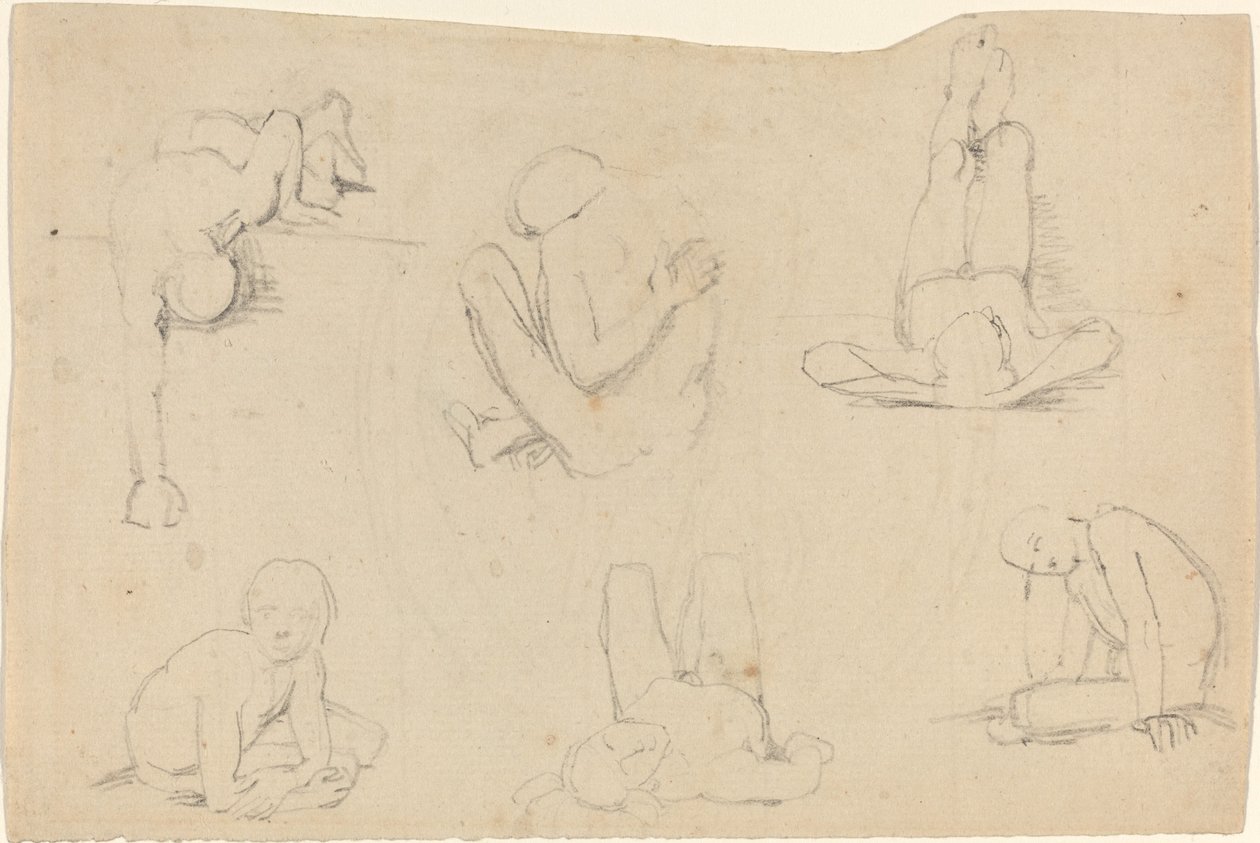Studie mužské postavy od John Flaxman